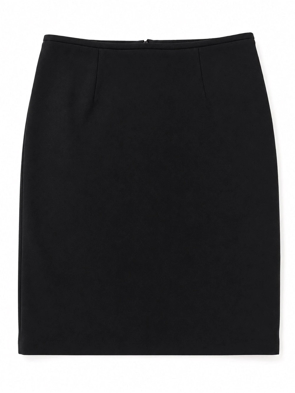 Calvin Klein High Rise Lined Luxe Pencil Skirt Black 10P